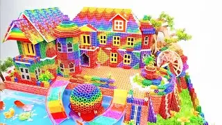 BUBBLE BALL MAGNET HOUSE AND FISH HOUSE 🏠 MAKING #bubble #viral #making #house#video 