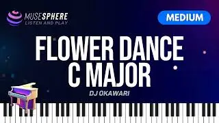 Let's PLAY / (C Major for Beginners) Flower Dance - Piano Tutorials & Sheet Music #beginnerpiano