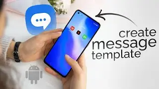 How to Create Message Template in Android (tutorial)
