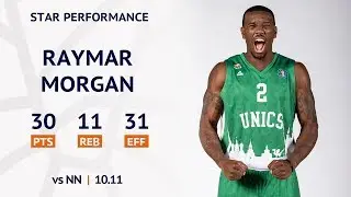 Star Performance. Raymar Morgan scores 30 PTS, helps UNICS to beat Nizhny Novgorod