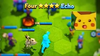 Four Star Echo!!😱 | Echo Sage MergeTactics | Clash Royale Gameplay 