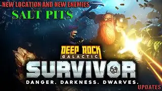 Deep Rock Galactic Survivor. First Big Updates. New Biome Salt Pits. New Enemies. Hazard 1,2