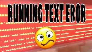 cara memperbaiki running text eror