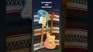 Squier Jazzmaster vs. Jay Turser Surf Master - Which One Am I Playing? Answer Tomorrow