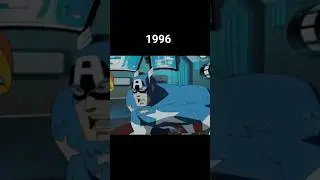 Evolution of Captain America  1987 To 2018 Marvel Studios #marvel #evolution #mcu #oldvsnew #shorts