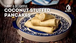 Coconut Stuffed Pancakes | Mutta Kuzhal Appam | Eylanchi | Love Letter | Snack Recipes | Cookd