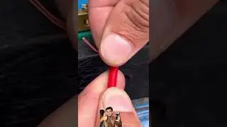 Amazing Electric Wire Cutting & Repair Skills! ⚡✨ #DIYTech #ViralSkills