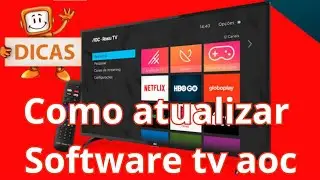 ✅️ como atualizar software das tvs AOC ROKU tutorial r&aacute;pido