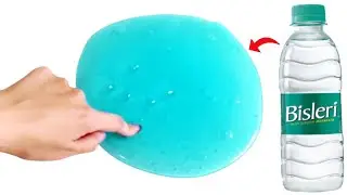 WATER AND GLUE SLIME/HOW TO MAKE WATER & GLUE SLIME WITHOUT BORAX ACTIVATOR/Slime Making With Water