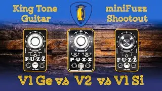 Сравнение педалей miniFUZZ от компании King Tone Guitar.