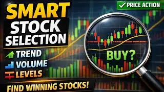 Smartest Stock Selection Using Trend, Volume & Levels 🔥 | ChartVeda 🧠
