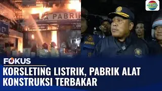 Pabrik Alat Konstruksi di Serpong Utara Terbakar | Fokus