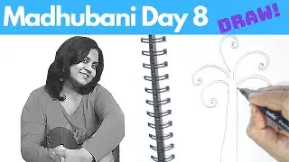 Madhubani Class Day 8 | Mithila Painting | Madhubani Classes | PooPacific |