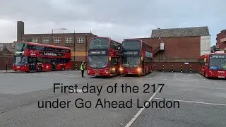 First day of route 217 with Go Ahead London 🤩