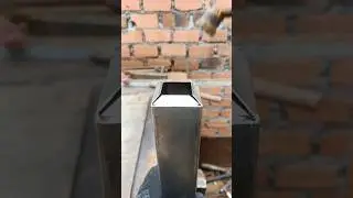 professional welder tricks join different square metal profiles of unknown sizes #Welding #Welder #