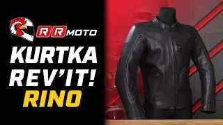REVIT RINO - klasyczna sk&oacute;rzana kurtka na motocykl z AA
