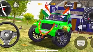 Modified Mahindra Thar😈Games: Indian Thar (Gadi Wala Games) Car Game Android Game - Android Gameplay