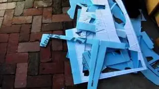 Lowes Fan Fold Foam (Blue) R/C Plane Building