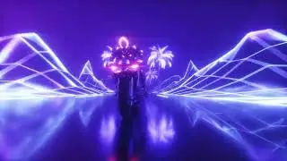 [4K] Motorcycle Rider From The Future - VJ Loop