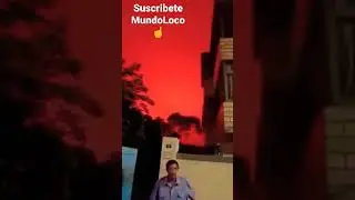 Ovni cielo rojo crea p&aacute;nico en CHINA MUNDO/LOCO