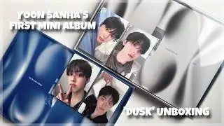 unboxing #6 ~ yoon sanha's 'dusk' album unboxing
