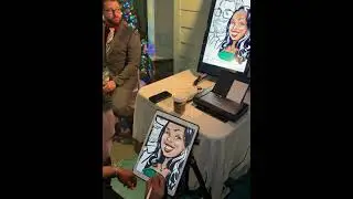 Digital Caricatures at a live Event￼