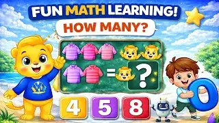 Kids Fun Math Learning | How Many Counting Game | Learn Numbers Easily