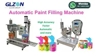 GLZON Automatic Pail Filling Machine in Action  I Industrial Liquid Filling Solution