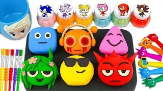 Satisfying Video DIY How To Make Rainbow Candy Slime Sprunki Princess Cup & Cutting Candy ASMR