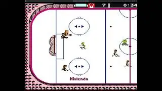Playing Classic Ice Hockey on the NES