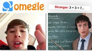 Mi Fingo un PROFESSORE su Omegle, Non la Prende Bene!