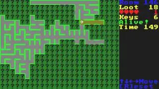 Maze Explorer - Traps, Keys, Locks