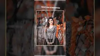 😱 WoW | Lightroom dark orange tone editing in 9 seconds| lr photo editing tutorial | preset download