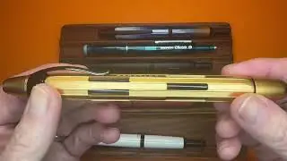 Sharing and comparing retractable fountain pens from my collection.  That click is so satisfying!!!