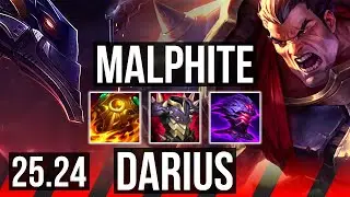 MALPHITE vs DARIUS (TOP) | KR Master | 25.24