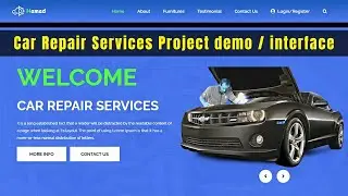 Car repair services website project demo | dit 2nd semester project