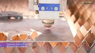 titanium fast cutting cnc igolden 3015 fiber laser metal cutting machine laser cutter 1500w