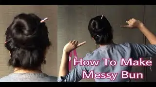 How to Make Updo/Messy/High Bun For Long Hair|| 1 Minute Bun For Long Hair||Long lasting