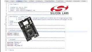 Lesson 2 TIMERS | SiLabs BGM220PC22HNA