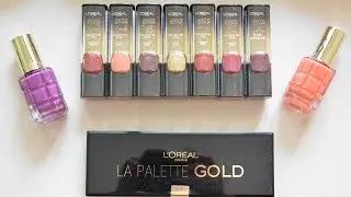 L'Oreal Paris #BoldInGold Collection Review, Swatches