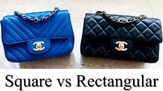 CHANEL SQUARE  MINI VS RECTANGULAR MINI + Mod shots