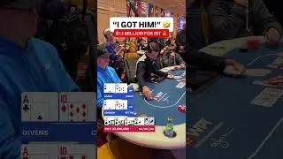 BOTH PLAYERS FLOP IT at the $1,100 WPT Prime Championship 😳 #wpt #poker #shorts