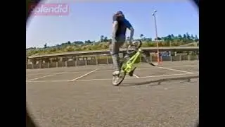 Steven Bisseker, Mid School 90s Flatland, UK Old BMX, Leigh-on-Sea, 1992
