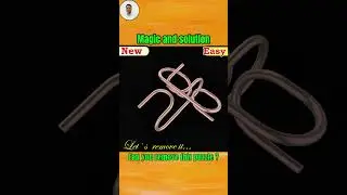 Magical topological puzzle, how to remove the ring!? - newpuzzles #iq #iqtest #puzzle #newpuzzles