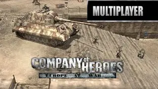 Company of Heroes Co-Op (Hochwald) 2vs4 Expert CPU [Europe At War mod]