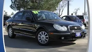 Used Cars Under $10,000|2003 Hyundai Sonata GLS|Black|$5,900*|Longmont-Boulder-Denver|#PC6820B