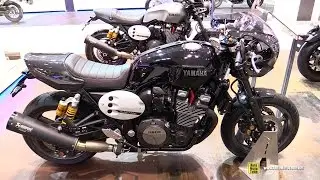 2015 Yamaha XJR 1300 Racer - Walkaround - 2014 EICMA Milan Motorcycle Exhibition