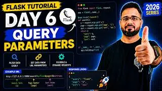 Flask Tutorial #6 - Query Parameters | Read & Handle Query Params
