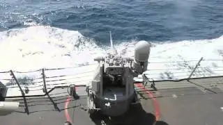 USS Fitzgerald (DDG 62) 25 mm Shoot