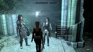 Serana at Darkfall Cave and Forgotten Vale, Revoiced Vanilla lines (SDA mod 3.0) - Skyrim